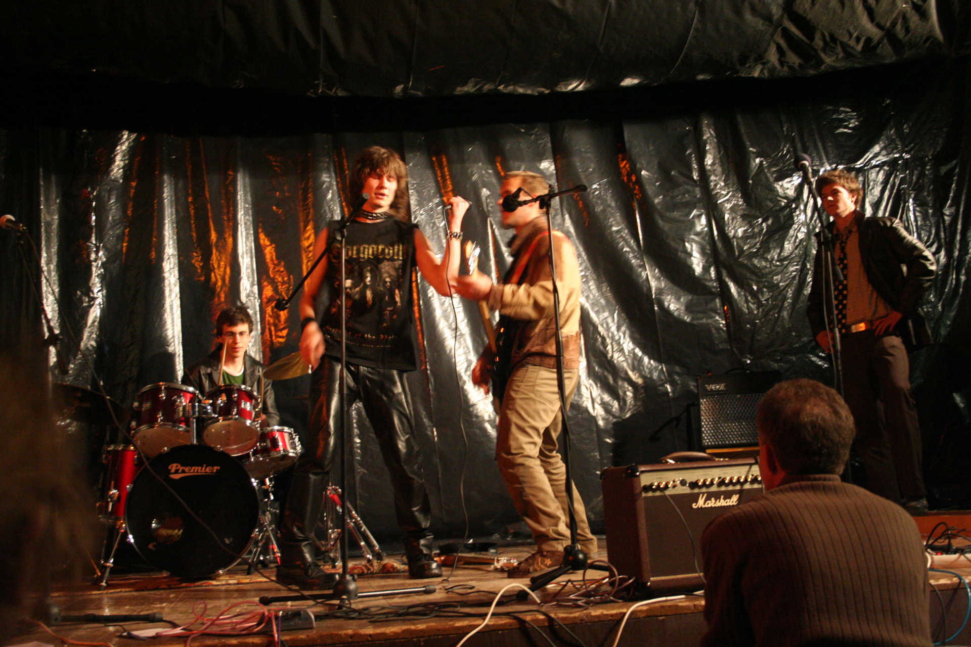 Spyrys performing live on stage